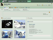 Tablet Screenshot of bionic-stock.deviantart.com