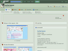 Tablet Screenshot of luchia-hanon.deviantart.com