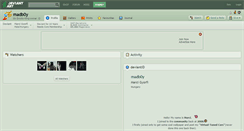 Desktop Screenshot of madb0y.deviantart.com