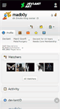 Mobile Screenshot of madb0y.deviantart.com