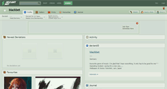 Desktop Screenshot of blackbet.deviantart.com