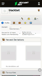 Mobile Screenshot of blackbet.deviantart.com