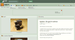 Desktop Screenshot of magicyio.deviantart.com