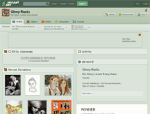 Tablet Screenshot of ginny-rocks.deviantart.com