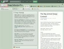 Tablet Screenshot of dango-daikazoku-fc.deviantart.com