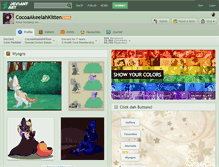 Tablet Screenshot of cocoaakeelahkitten.deviantart.com