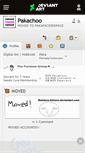 Mobile Screenshot of pakachoo.deviantart.com