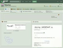 Tablet Screenshot of pakachoo.deviantart.com