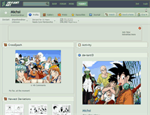Tablet Screenshot of michsi.deviantart.com