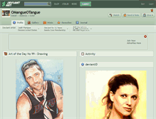Tablet Screenshot of omangueotangue.deviantart.com