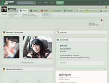 Tablet Screenshot of gainsay.deviantart.com