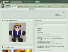 Tablet Screenshot of cideon.deviantart.com