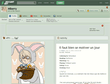 Tablet Screenshot of miberry.deviantart.com