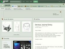 Tablet Screenshot of juanedu.deviantart.com