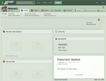 Tablet Screenshot of datassplz.deviantart.com