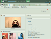 Tablet Screenshot of kalven.deviantart.com