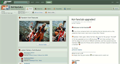Desktop Screenshot of koi-fanclub.deviantart.com