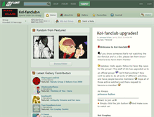 Tablet Screenshot of koi-fanclub.deviantart.com