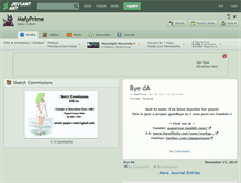 Tablet Screenshot of mafyprime.deviantart.com