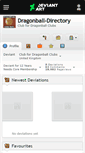 Mobile Screenshot of dragonball-directory.deviantart.com