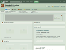 Tablet Screenshot of dragonball-directory.deviantart.com