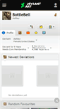 Mobile Screenshot of bottlebell.deviantart.com