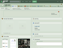 Tablet Screenshot of i-am-no1.deviantart.com