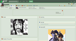 Desktop Screenshot of deventh.deviantart.com
