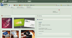 Desktop Screenshot of juxart.deviantart.com