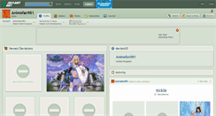 Desktop Screenshot of animefan981.deviantart.com