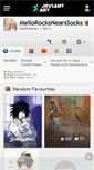 Mobile Screenshot of mellorocksnearssocks.deviantart.com