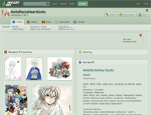 Tablet Screenshot of mellorocksnearssocks.deviantart.com