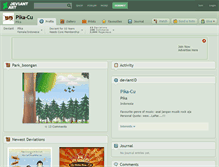 Tablet Screenshot of pika-cu.deviantart.com