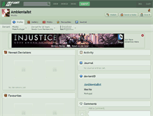 Tablet Screenshot of ambientalist.deviantart.com