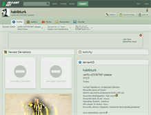 Tablet Screenshot of habibturk.deviantart.com