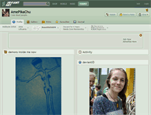 Tablet Screenshot of amepikachu.deviantart.com