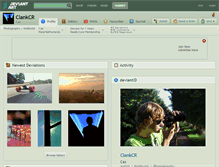 Tablet Screenshot of clankcr.deviantart.com