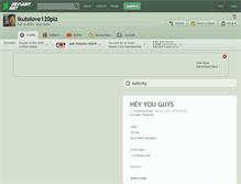 Tablet Screenshot of ikutolove120plz.deviantart.com