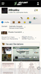 Mobile Screenshot of mikuaku.deviantart.com