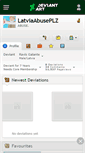 Mobile Screenshot of latviaabuseplz.deviantart.com
