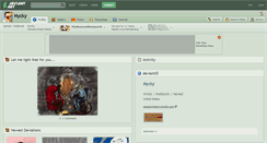 Desktop Screenshot of nycky.deviantart.com