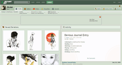 Desktop Screenshot of jinjan.deviantart.com