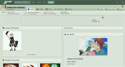 Desktop Screenshot of makacute-blushplz.deviantart.com