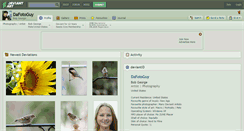 Desktop Screenshot of dafotoguy.deviantart.com