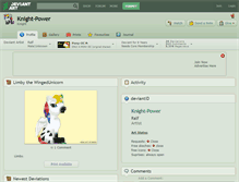 Tablet Screenshot of knight-power.deviantart.com