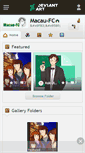 Mobile Screenshot of macau-fc.deviantart.com