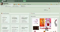 Desktop Screenshot of faiorimizu.deviantart.com