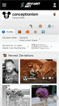 Mobile Screenshot of conceptionism.deviantart.com