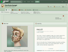 Tablet Screenshot of gravityarchangel.deviantart.com