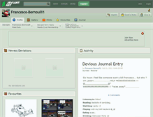 Tablet Screenshot of francesco-bernoulli1.deviantart.com